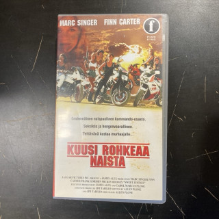 Kuusi rohkeaa naista VHS (VG+/VG+) -toiminta-